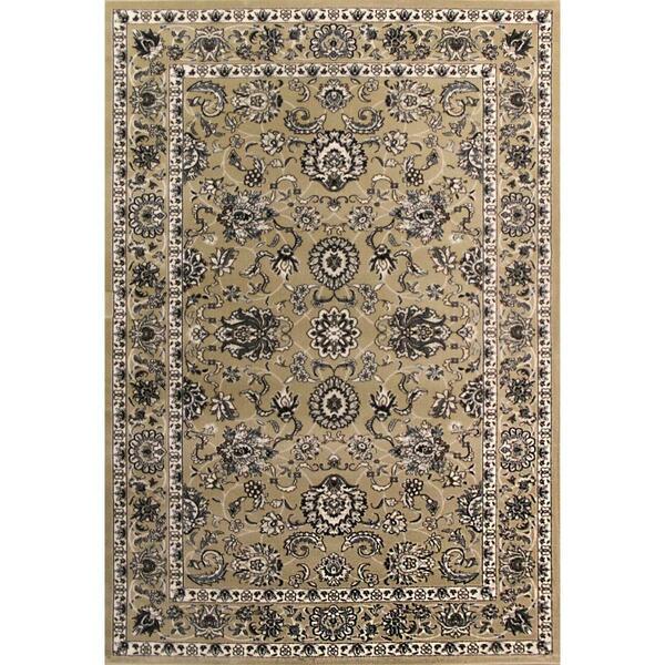 Art Carpet 2 X 4 Ft. Arabella Collection Traditional Border Woven Area Rug, Beige 841864102310